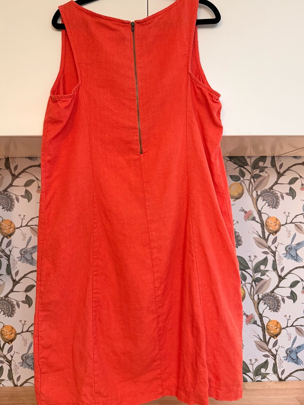 Jimmy Key 100% Linen Sleeveless Shift with Pockets! Dress Sz M - Picture 2 of 3